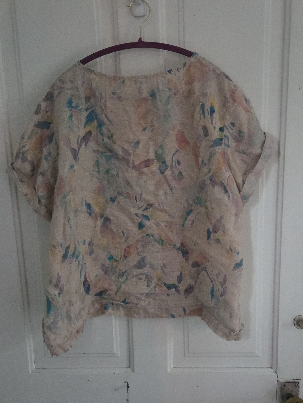 Orvis Watercolor Linen Blouse - Picture 6 of 6